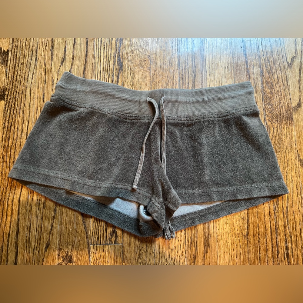 Hardtail green terry short
